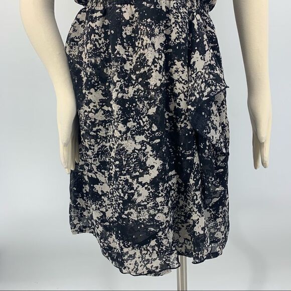 Fred David Black & Cream Sleeveless Date Night Cocktail Party Dress [Med] New - Picture 4 of 10